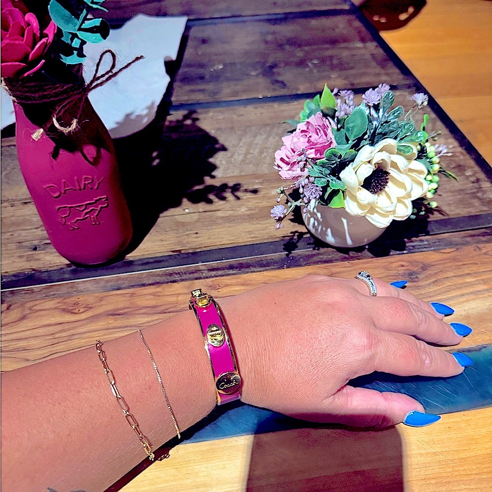 Authentic Coach Enamel Bracelet **PRE-LOVED***